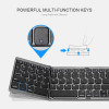 3 in 1 Wireless Bluetooth Keyboard Super Slim Touchpad Twice Foldable Keypad Rechargeable for Tablet/Laptop Android/IOS devices