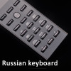 Luxury metal body dual sim key cell phone cectdigi V01 Small mini card 2G GSM senior Bar Russian keyboard thin Mobile phone