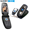 Car Key Flip Phone Ulcool X6 1.2Inch Small Size Screen Bluetooth FM Radio Unlocked Mini Mobile Cell Phone