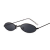 Retro Black Round Sunglasses for Women Men Small Oval Alloy Frame Summer Style Unisex Sun Glasses Female Male Goggle