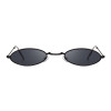 Retro Black Round Sunglasses for Women Men Small Oval Alloy Frame Summer Style Unisex Sun Glasses Female Male Goggle