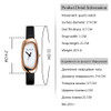 FanTeeDa Brand Leather Quartz Watches Fashion Women Casual Bracelet Wristwatches Rose Gold Simple Dial Sport Watch Clock