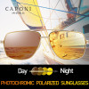 CAPONI Driving Polarized Photochromic Sunglasses Men Chameleon Glasses Men Sunglasses Driver Goggles oculos lentes de sol hombre