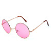 Retro Sunglasses Men/women Prince Circular Mirror Glasses Trend Alloy Frame Sunglasses Transparent Lens Colors