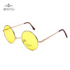 Retro Sunglasses Men/women Prince Circular Mirror Glasses Trend Alloy Frame Sunglasses Transparent Lens Colors