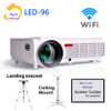 Poner Saund LED96 wifi led projector 3D android With curtain or stand BT96 proyector HDMI Video Multi screen Home theater system