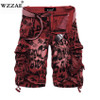 WZZAE 2018 New Design Men Summer Camouflage Military Cargo Shorts Bermuda Masculina Jeans Male Fashion Casual Baggy Denim Shorts