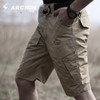 S.ARCHON Summer Military Camouflage Cargo Shorts Men Casual Multi Pocket Waterproof Cotton Shorts Ripstop Army Tactical Shorts