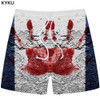 KYKU Graphics Shorts Men Russia Casual Shorts Cargo Beach Paint 3d Printed Vintage Fitness Mens Short Pants 2018 Summer Bottoms