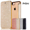  Jetjoy 3D Glitter Wallet Case For iPhone X 8 Plus Silicone Case Hybrid Sparkle Leather Bag Shockproof Full Cover Phone Cases
