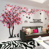  Creative Couple tree 3d wall stickers living room Bedroom Home Wall Art Decor DIY Acrylic Wall sticker Decal Cartoon Big Tree