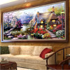 DIY 5D Diamond Mosaic Landscapes Garden lodge Full Diamond Painting Cross Stitch Kits Diamond Embroidery Home Decoration