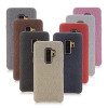 Luxury Canvas Grain Case For Samsung GalaxyS9 S9plus Note9 n8 S8 S8plus Hidden Buttons Fabric Retro Canvas Soft Back Cover Cases