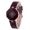 jewelry watch fashion gift table women Watches Jewel gem cut black geometry quartz wristwatches