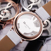 Unique Woman Quartz Analog Hollow Musical Note Style leather WristWatch fashion ladies Gfit Casual watch female Relogio Feminino