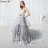 Pink Flower Ball Gown Wedding Dress Bridal Dress Robe De Mariage Mariee Princesa Wedding Dresses 2019 Real Photo HA2043