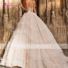 New Arrival Charming Strapless Lace Up A-Line Wedding Dress 2019 Gorgeous Appliques Beaded Princess Bridal Gown Vestido de Noiva