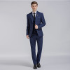 (Jacket+Vest+Pants) Men's suits 2017 new style Men's casual fashion wool suit Men high quality wool wedding suits 