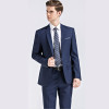 Plyesxale Men Suits 2018 Latest Coat Pant Designs Wedding Suits For Men Brand Clothing Slim Fit Black Blue Mens Formal Suit Q91