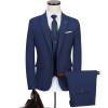 Plyesxale 3 Piece Suit Men 2018 Autumn Slim Fit Mens Wedding Suit Dark Grey Wine Red Blue Tuxedo Jacket Business Suits Q335