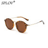 New Arrival Round Sunglasses coating Retro Men women Brand Designer Sunglasses Vintage mirrored glasses