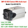 2MP 1/2.8 Inch CMOS 1080P HD-SDI LAN IP Onvif RTSP RTMP Audio Input HDSDI Box Camera With VISCA, Pelco-D, Pelco-P Protocols