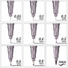 1-Piece Pigment Liner Pigma Micron Ink Marker Pen 0.05 0.1 0.2 0.3 0.4 0.5 0.6 0.8 Different Tip Black Fineliner Sketching Pens