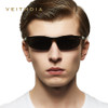 VEITHDIA New Design Aluminum Magnesium Sunglasses Polarized Men Semi rimless Coating Mirror Sun Glasses Male Eyewear Accessories