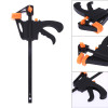 4 Inch F Clamp Quick Ratchet Release Speed Squeeze Wood Working Work Bar Clip Kit Spreader Gadget Tools DIY Hand Tool 