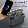 Mini V5.0 Wireless Earbuds Bass Stereo Bluetooth Earphone Portable earpods Cordless Dual Headset With 1500mAh Power bank