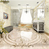 Custom Photo Wallpaper Floor painted High-end European style jade relief 3D flooring