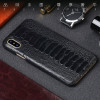 Genuine Leather phone case For iPhone X case Natural Ostrich Foot Skin phone shell For iPhone SE 5 5S 6 6S 7 8 Plus X cover