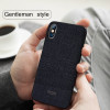 For iPhone Xs Max Case For iPhone Xs Case For iPhone XR Case Cover Mofi Xs Max Back Cover iPX Business Suit Cloth Style Fabrics