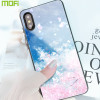 For iPhone X Case Mofi For iPhone Xs Max Case For iPhone 7 8 7 Plus 8 Plus 6 6S 6S Plus Case Cartoon Pink Lemon Slide Lovers Cat