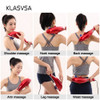 KLASVSA Electric Dolphin Full Body Shiatsu Massager Hammer Shoulder Lumbar Acupressure Vibrator Shoulder Waist Stick Pain Relief