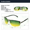 Day Night Vison Polarized Glasses Multifunction Men's Polarized Sunglasses Reduce Glare Driving Sun Glass Goggles Eyewear de sol