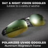Unisex polarized sunglasses Men Driving Day Night Glasses Male Anti-glare UV400 Eyewear Women Driver Glasses gafas oculos de sol