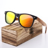 Sunglasses 2019 Polarized Zebra Wood Glasses Hand Made Vintage Wooden Frame Male Driving Sun Glasses Shades Gafas With Box