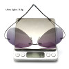 HBK 2024 Ultralight Square Titanium Polarized Sunglasses Rimless Driving Aviation Sun Glasses Oculos De Sol UV400 Gift PM0074