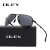 OLEY Brand Polarized Sunglasses Men Classic pilot sun glasses Driving anti-glare UV400 goggles For Men women YA541