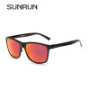 SUNRUN Aluminum Magnesium Men Polarized Sunglasses Mirrored Sun Glasses Brand Design Male Driving Glasses gafas de sol 8587