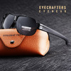  Eyecrafters Men's Polarized Sunglasses Gun Metal Designer Driving Sun Glasses For Men Sunglasses Retro Oculos Male