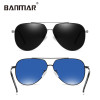 BANMAR Polarized Sunglasses Men Glasses Driving Coating Black Frame Fishing Driving Shades Eyewear Male Sun Glasses Oculos 0967