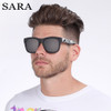 SARA Round Polarized Sunglasses Men Women Driving Coating Eyewear Male Sun Glasses UV400 Rays Sunglasses Travel Goggles 