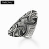  Maori Tattoo Eternity Ring 925 Sterling Silver Trendy Gift For Women,2019 New Thomas Style Fashion TS Fashion Jewelry Wholesale