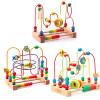  Active Cube Large Children Beaded Development Baby Intellectual Power Education Wooden Building Blocks Toy for Children Birthday