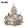 3D Wooden Puzzle Children's And Adult Model The Saint Isaac's Cath A Kids Toy Of The Famous Building Series A Best Gift For Kids