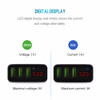 LED Display 3 USB Charger, ROCK Universal Mobile Phone USB Charger Fast Charging Wall Charger For iPhone Samsung Xiaomi Max 2.4A