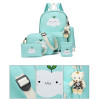 2018 New Fashion Nylon Backpack Schoolbags School For Girl Teenagers Casual Children Travel Bags Rucksack Cute Cloud Printing