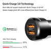 TIEGEM Dual USB Car Charger Quick Charge 2.0 3.0 Mobile Phone USB Car charger for iPhone 7 8 X Samsung Xiaomi Car Phone Charger